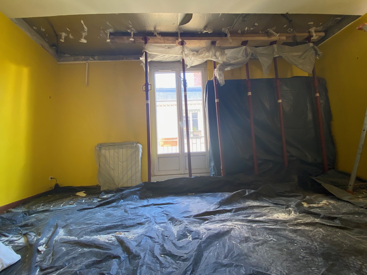 Encore des travaux au plafond